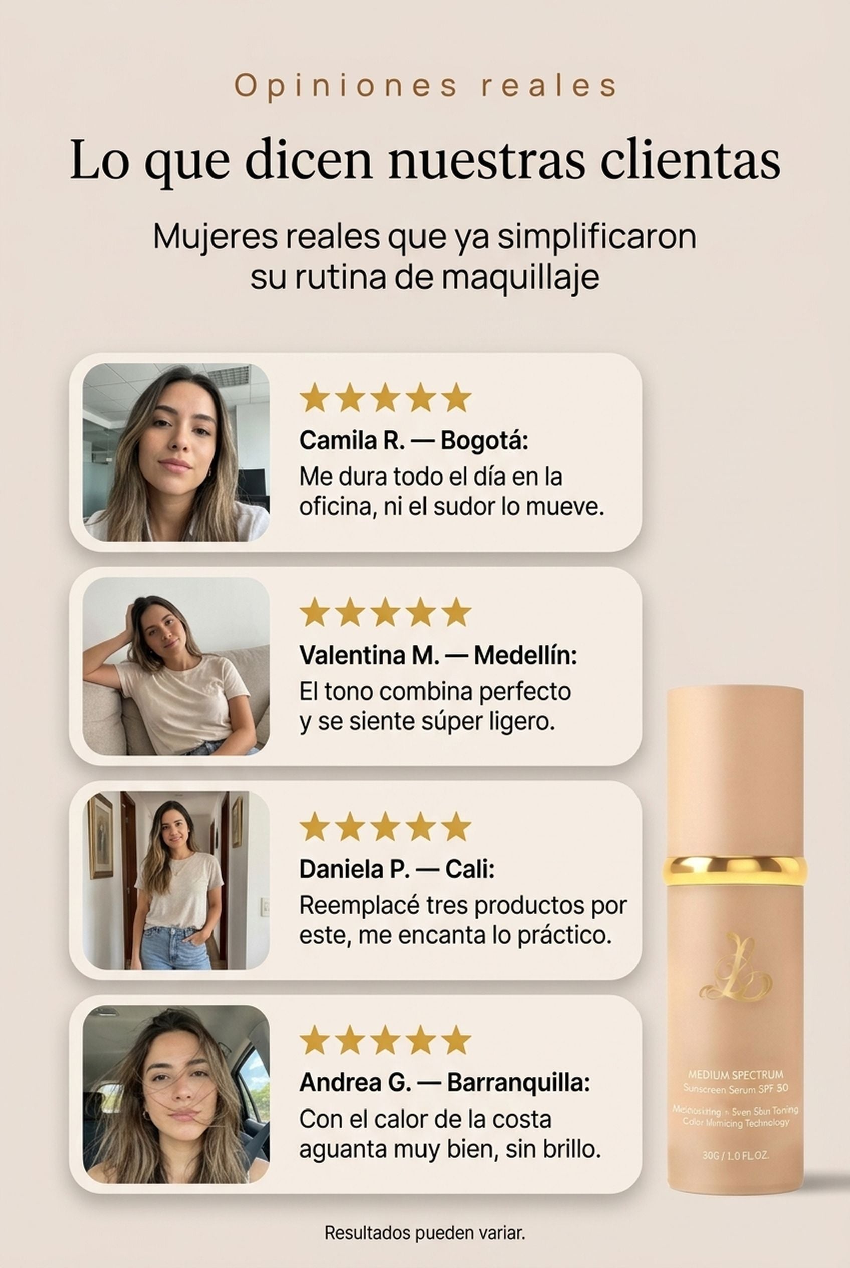 Opiniones de clientas