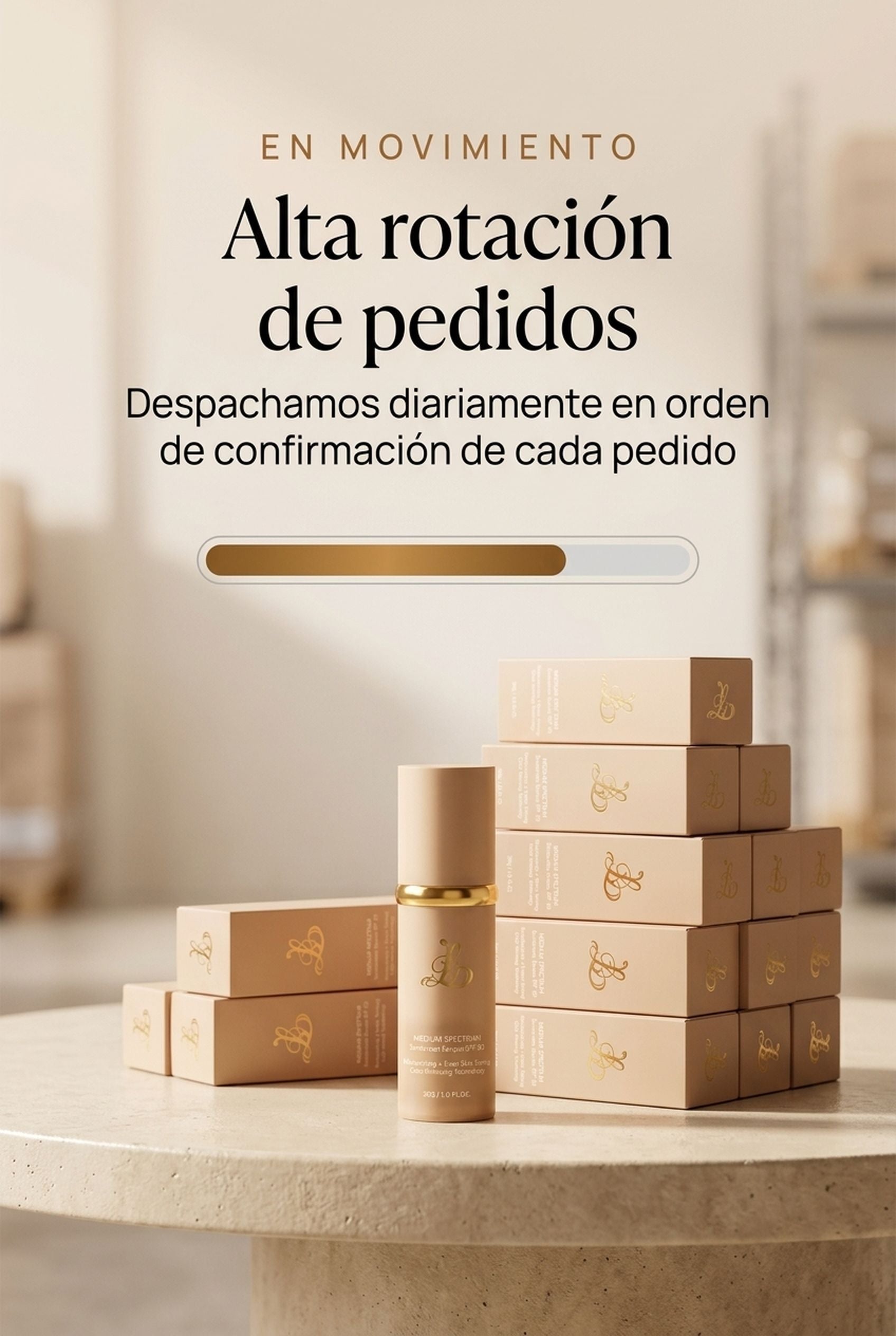 Alta rotacion de pedidos