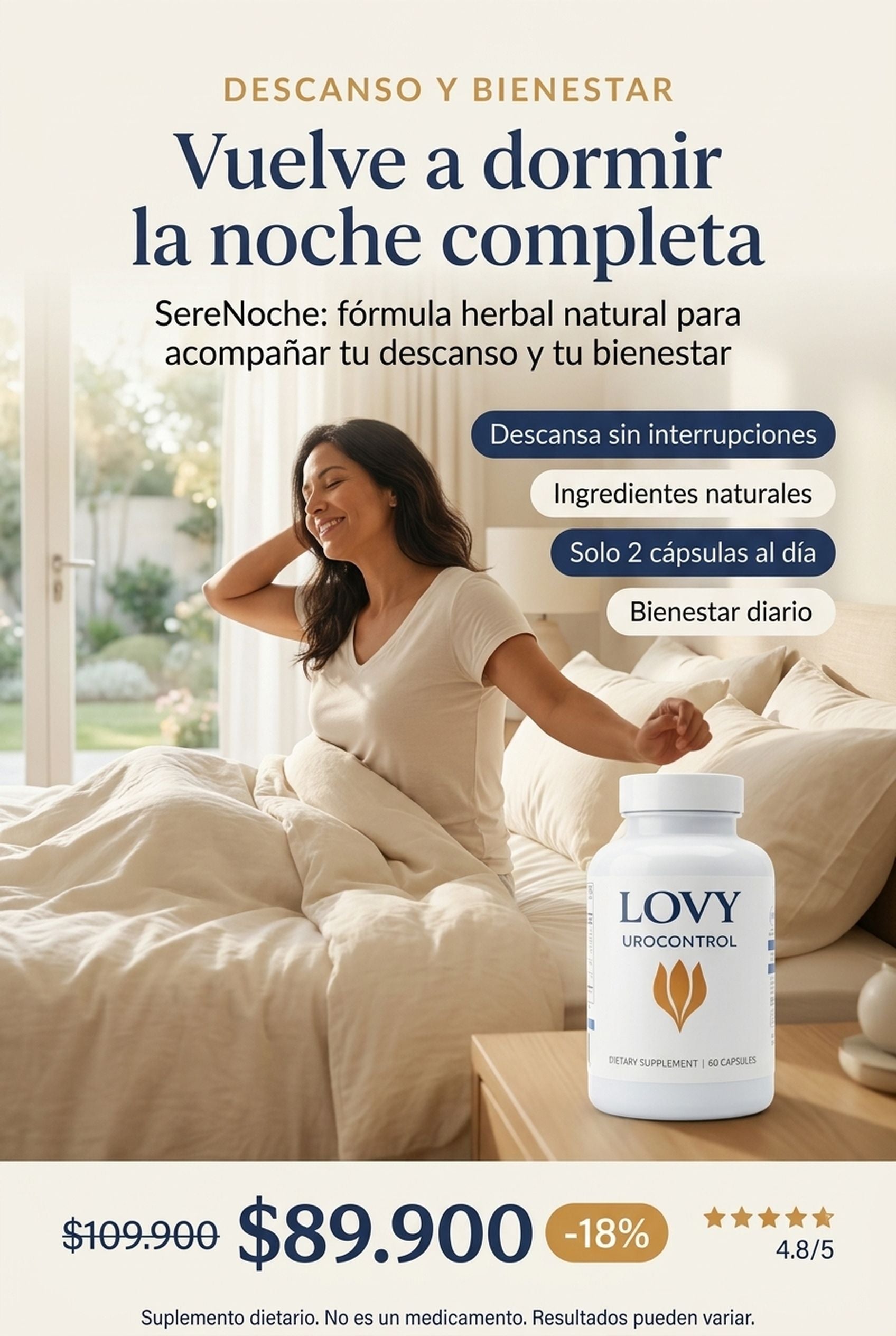 Vuelve a dormir la noche completa