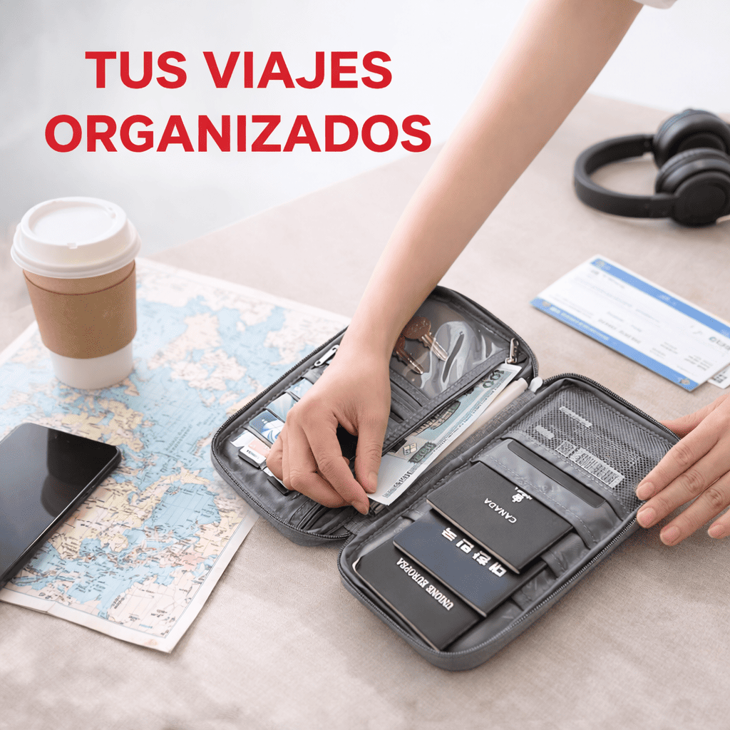 Combo Viajero Élite: Organización Total y Seguridad Anti-Clonación en un solo lugar.