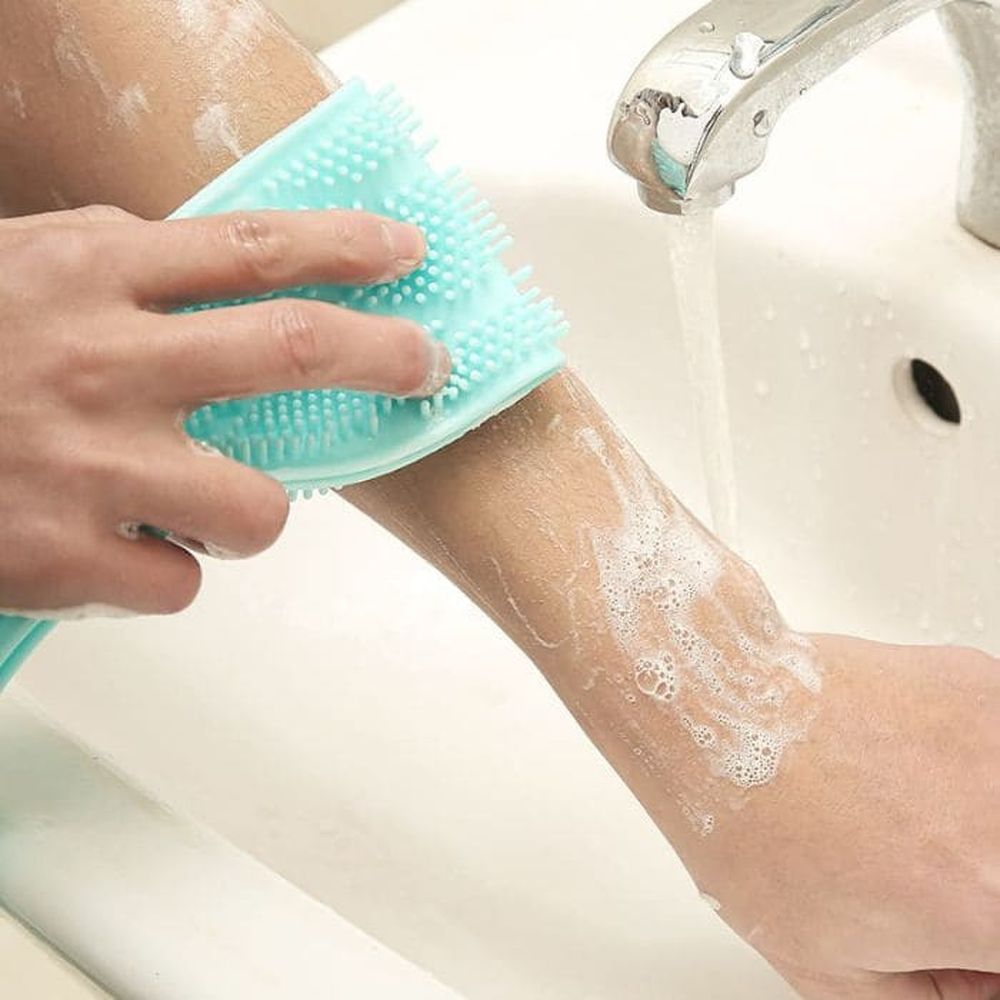 F7X!  Cepillo de baño de silicona: ¡Baños relajantes y piel renovada!