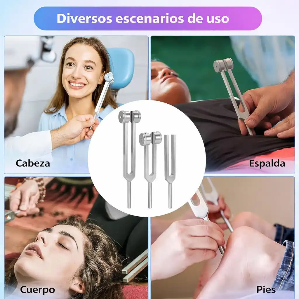 ResonFork™ – Diapasón de Frecuencia 128Hz para Relajación y Bienestar Profundo