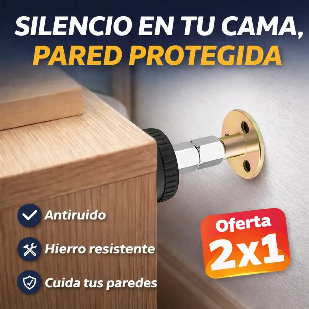 SilentFix® – Estabilizador de Cama Antirruido | Más estabilidad y paredes protegidas OFERTA 2X1
