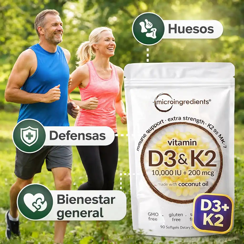 Micro Ingredients® | Vitamina D3 + K2 para tu rutina diaria de bienestar y autocuidado