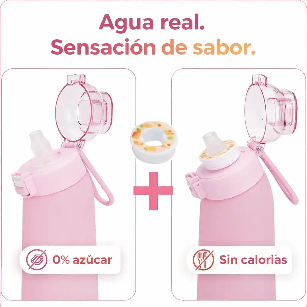 HydraPod® Bottle – Botella Saborizada Inteligente sin Azúcar | Pack x 3 sabores