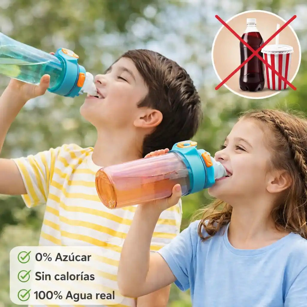 HydraPod® Bottle – Botella Saborizada Inteligente sin Azúcar | Pack x 3 sabores