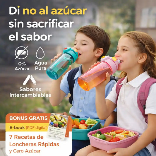 HydraPod® Bottle – Botella Saborizada Inteligente sin Azúcar | Pack x 3 sabores