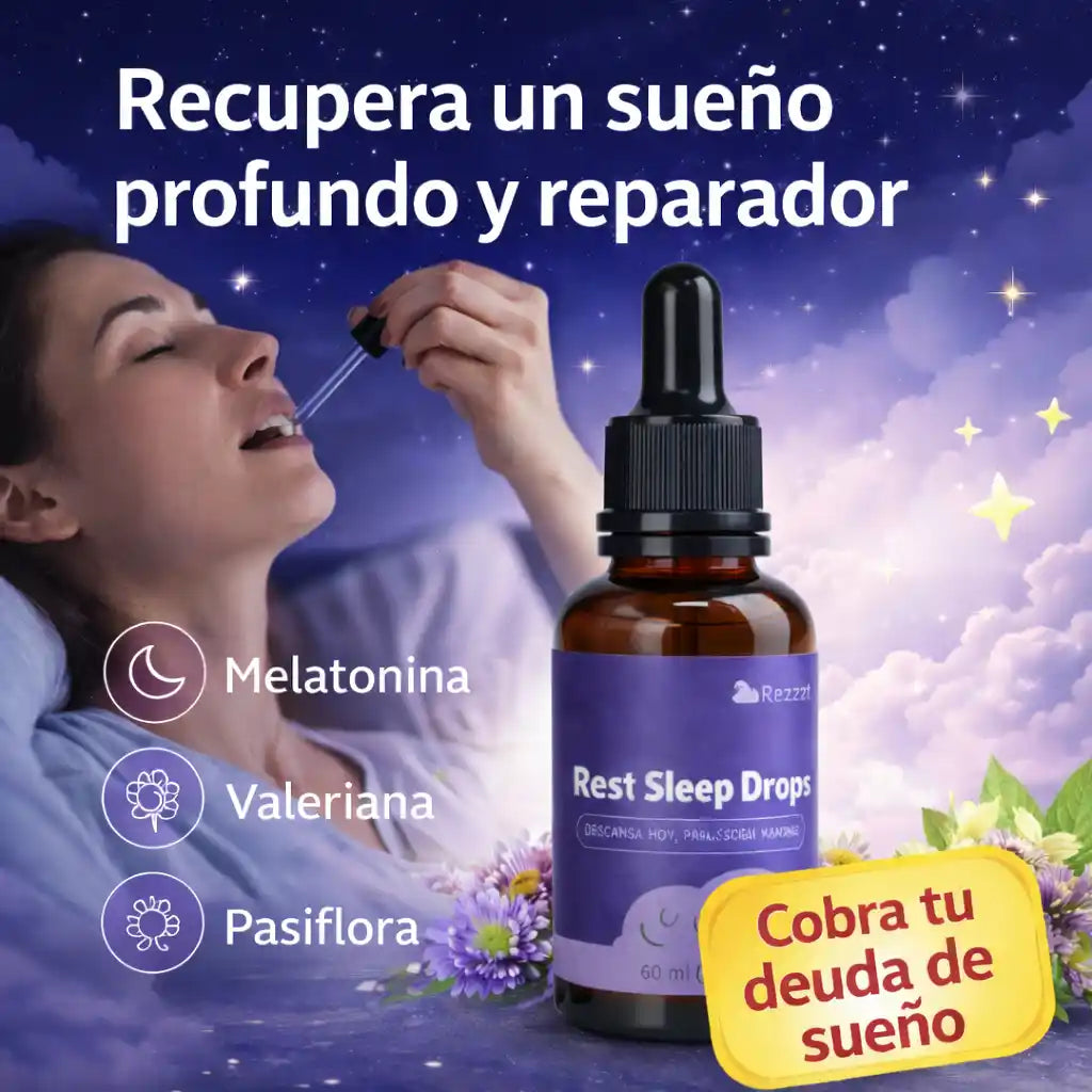 Rezzzt® Sleep Drops – Gotas para Dormir y Recuperar tu Descanso