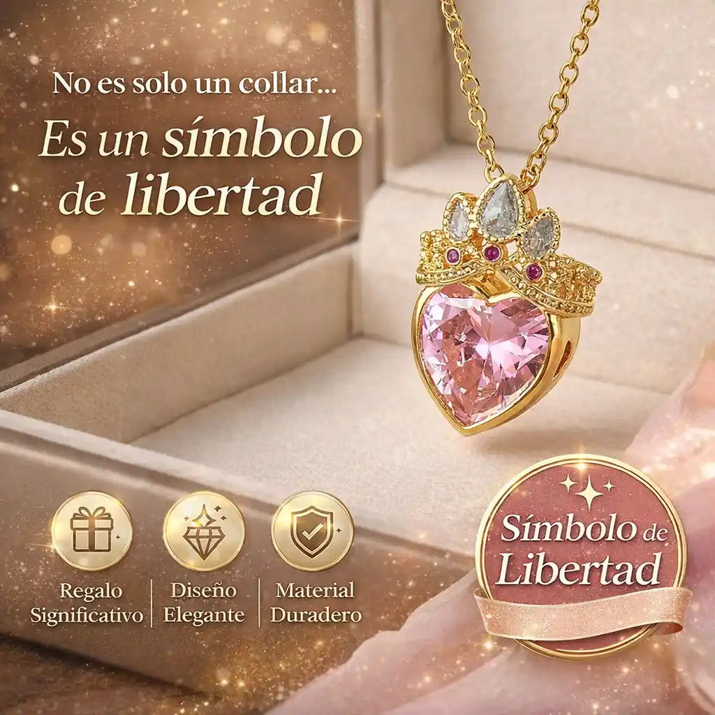 Rapunzel™ – Collar Corona Rapunzel que simboliza libertad y fuerza interior