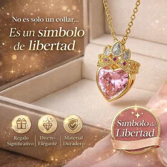 Rapunzel™ – Collar Corona Rapunzel que simboliza libertad y fuerza interior