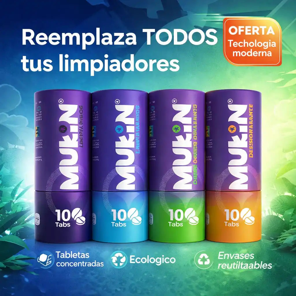 MUKIN® |  Kit de Limpieza Inteligente y Ecológico para tu Hogar