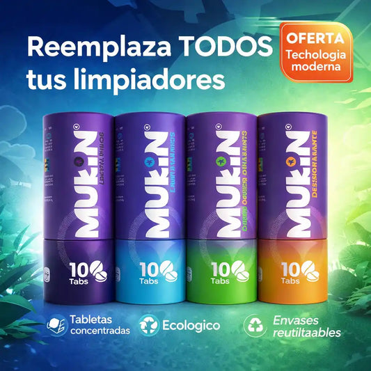 MUKIN® |  Kit de Limpieza Inteligente y Ecológico para tu Hogar