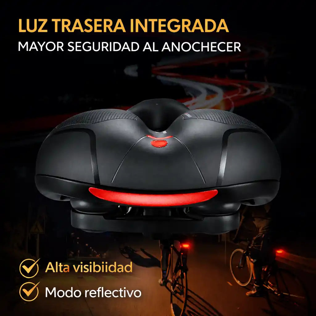 RideComfort® Sillín Ergonómico Antipresión – Pedalea Sin Molestias