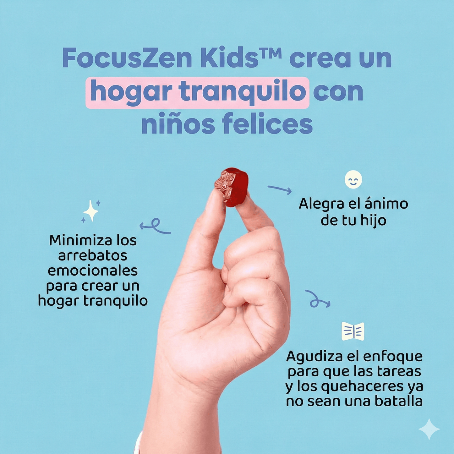 FocusZen Kids™ ~ Logra que estudien juiciosos y concentrados, de forma 100% natural.