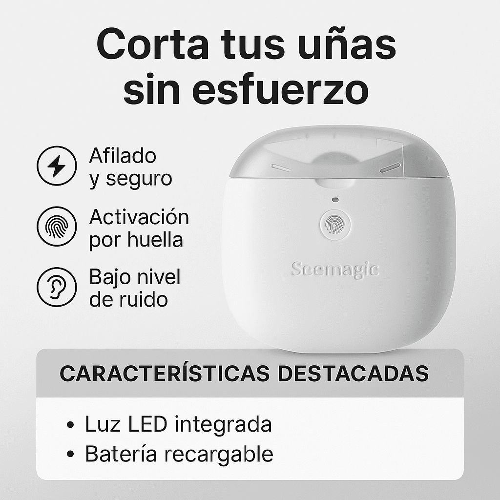 ¡Chao Estrés! Cortaúñas Automático Universal con Cero Riesgo de Cortes