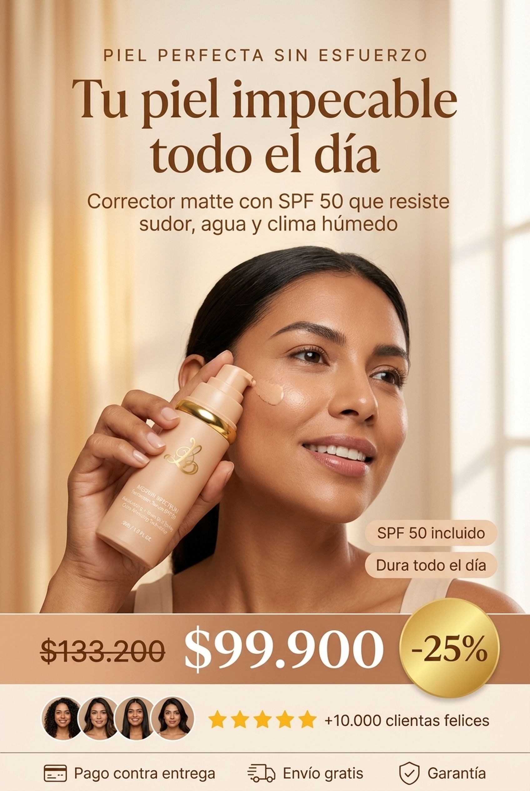 Tu piel impecable todo el dia