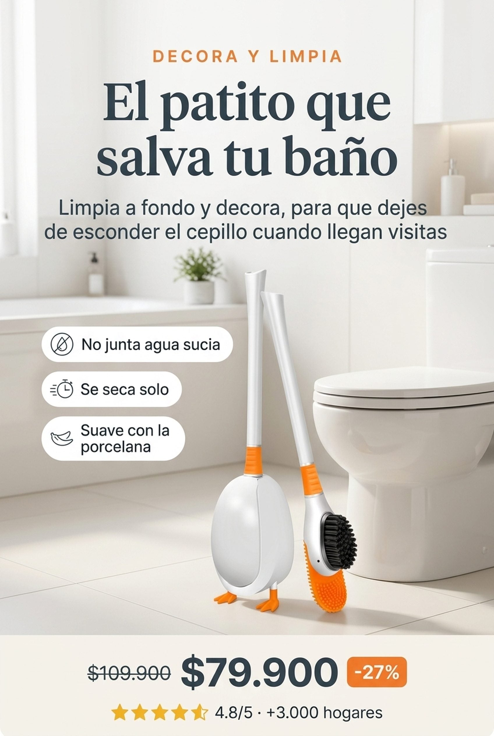 El cepillo que decora tu baño