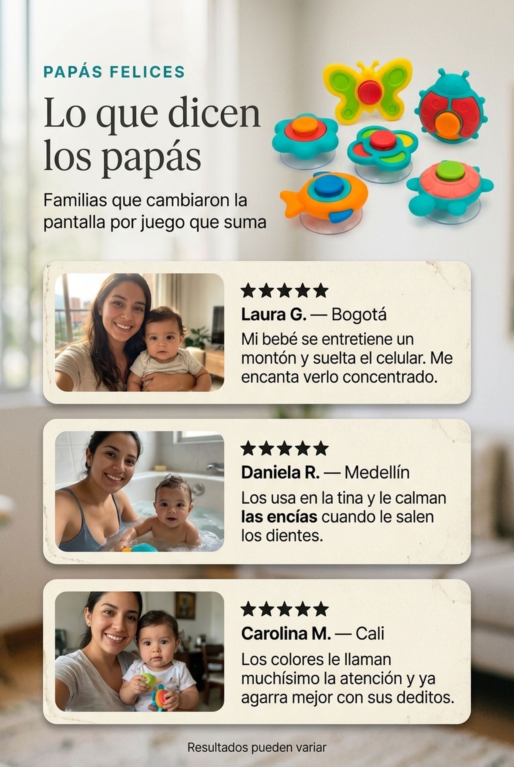 Lo que dicen los papás